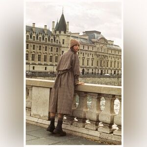 NWT Free People Melia Mac Coat in Rancher Combo